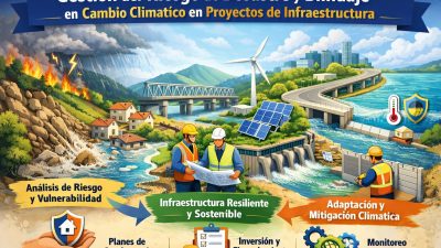 Gestión del riesgo de desastre y blindaje en cambio climático en proyectos de infraestructura